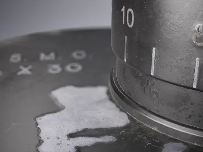 Binoculars Low-poly 3D model