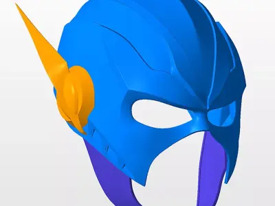 The Flash Injustice Helmet STL 3D Print Files 3D print model