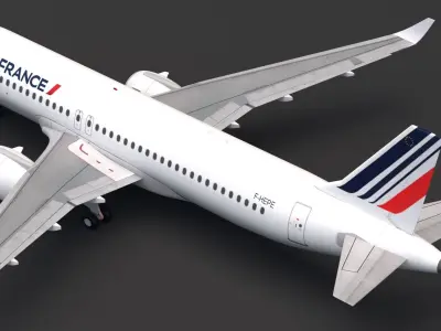 Air France A320 3D model
