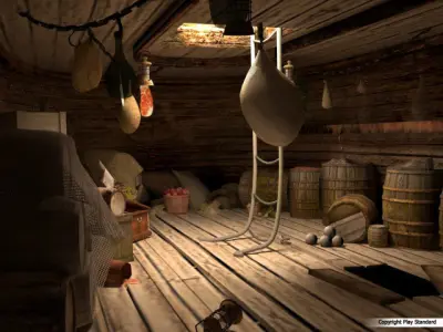 Cabin warehouse 3D model