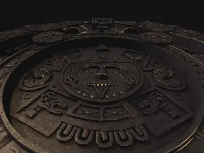 Mayan Calendar 3D model get