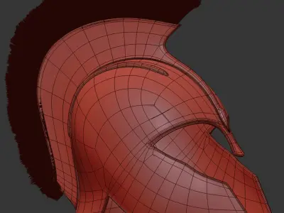 Achilles helmet 3D model