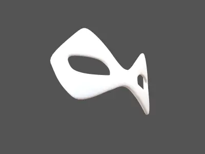 Eye Mask v1 002 Low-poly 3D model