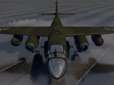 Arado Ar-234 B-2  Blitz 3D model