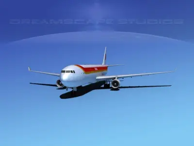 Airbus A330-300 Iberia 3D model