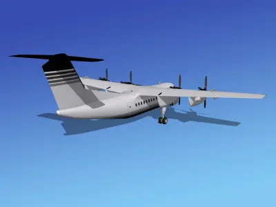 Dehavilland DHC-7 Corporate 5 3D model