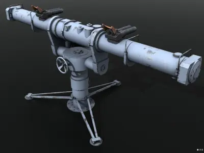 Coincidence rangefinder Low-poly 3D model