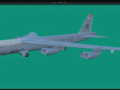 B-52 model Free 3D model