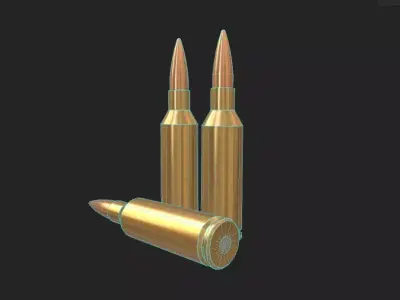 721-Tomahawk Ammo Low-poly 3D model