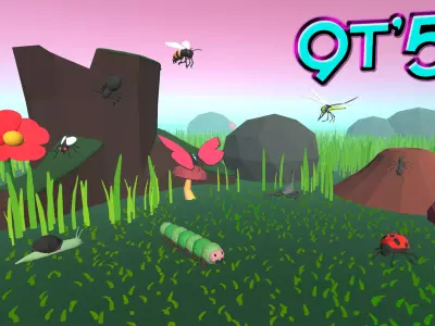 9t5 Low Poly Insects Low-poly 3D model