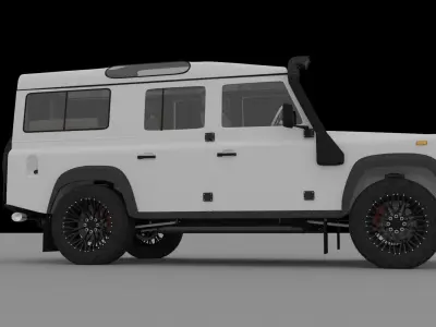 Defender 110 4x4 model 3D model