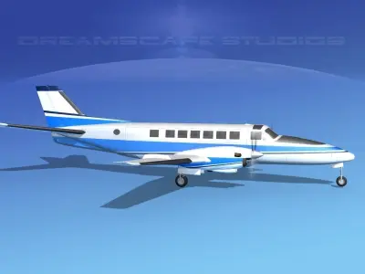 Beechcraft B99 Corporate 4 3D model