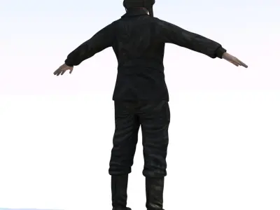 Soviet Crewman 3D model