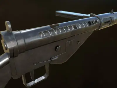 Sten MK2 smg 3D model