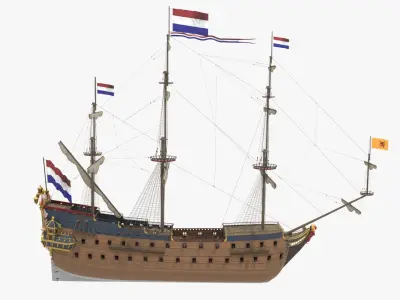 Flagship Zeven Provincien 3D model