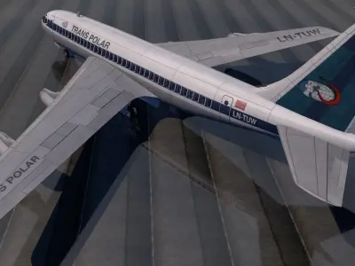 Boeing 720 3D model