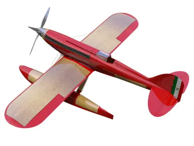 Macchi MC72 3D model