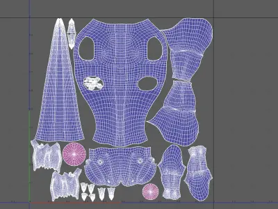 Velociraptor Low-poly 3D model dinosaur Low-poly 3D model