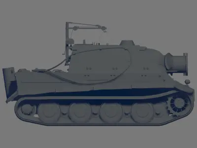 38 cm Sturmmorser 3D model