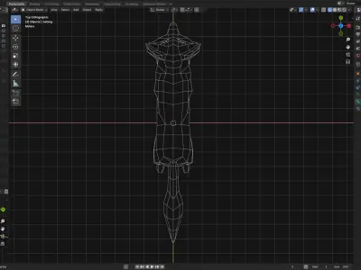 Low-Poly Fox 3D model