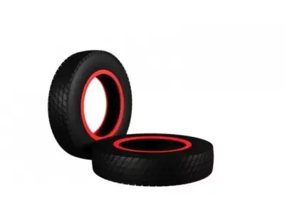 Vintage Classic Sport Tire 3D model