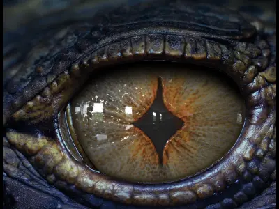 Creature Eyes Vol 07 - PBR Low-poly 3D model