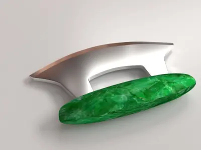 Ulu Knife 3D model