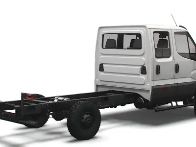 Iveco Dayli Doka 4x4 2017 3D model