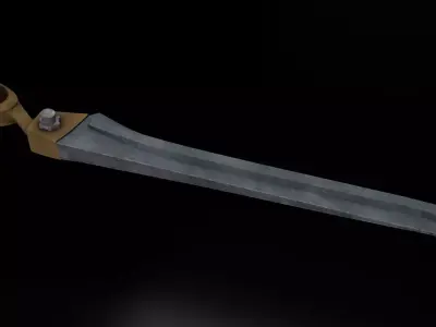 scissors blade Free 3D model