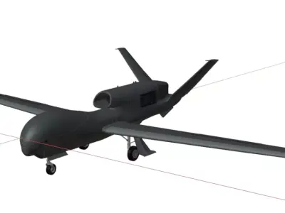 DPRK Saetbyol-4 - SB-4 - The MORNING STAR Low-poly 3D model