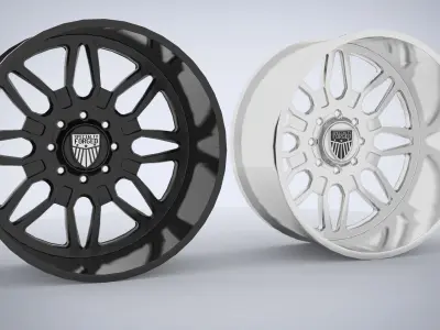 Specialty Forged SF023-8 Polished 3D model