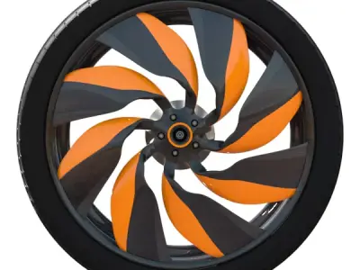 car rim design 3D model