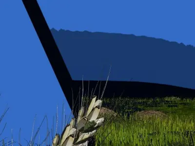 One Stinkbug Two scenes Free low-poly 3D model