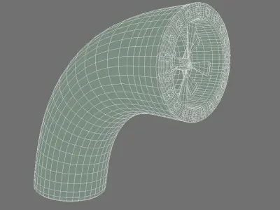 Scifi Ventilation Tube 3D model