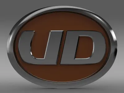 UD Trucks logo 3D model