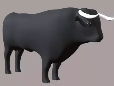 Bull 3D Free 3D model