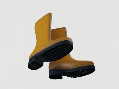 Rubber Boots 3D model