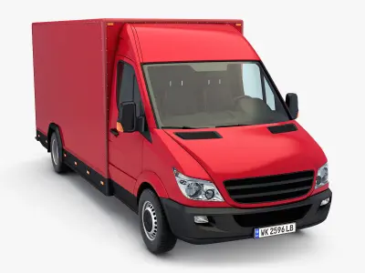 Mini Truck Box v 2 3D model