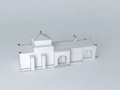 Hermitage of the Holy Christ of the Calvary Free 3D model