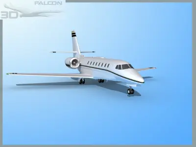 Falcon3D Citation Sovereign C680 FS01 3D model