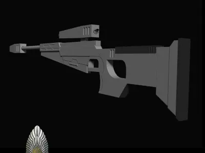 Mandalorian Gar Saxon Mauldalorian Blaster 3D DIGITAL DOWNLOAD 3D print model