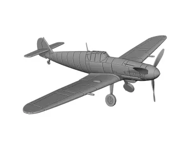 Messerschmitt Bf 109 3D print model
