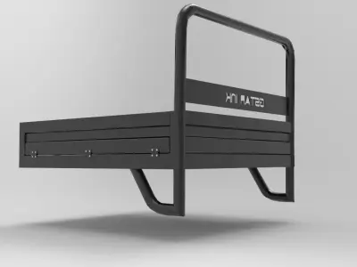 Cajon para Toyota FJ45 Free low-poly 3D model