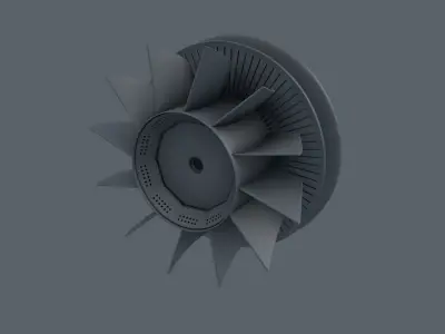 jet car rotor LOLA T70 1976 3D model