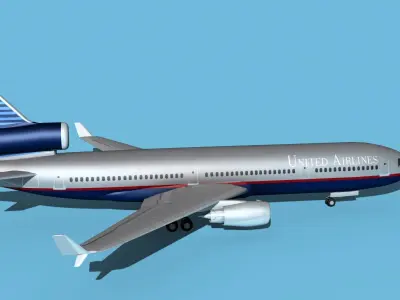 McDonnell Douglas MD-11 United 2 3D model