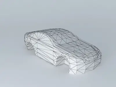 Car Coupé cabriolet template Free 3D model