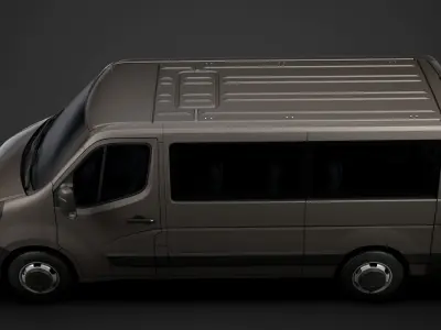 Vauxhall Movano L2H1 WindowVan 2020 3D model