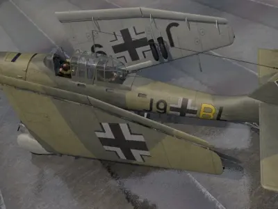 Junkers Ju-87C Stuka 3D model