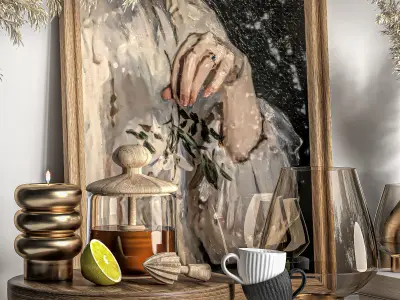 Kitchen Set 05 3D model