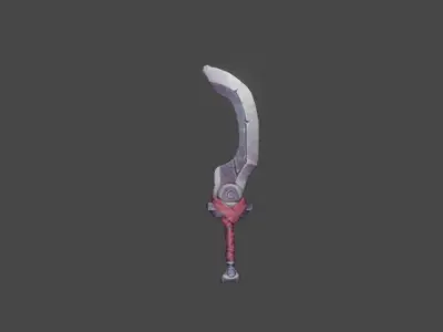 Zeloeman Sword A 9 Low-poly 3D model